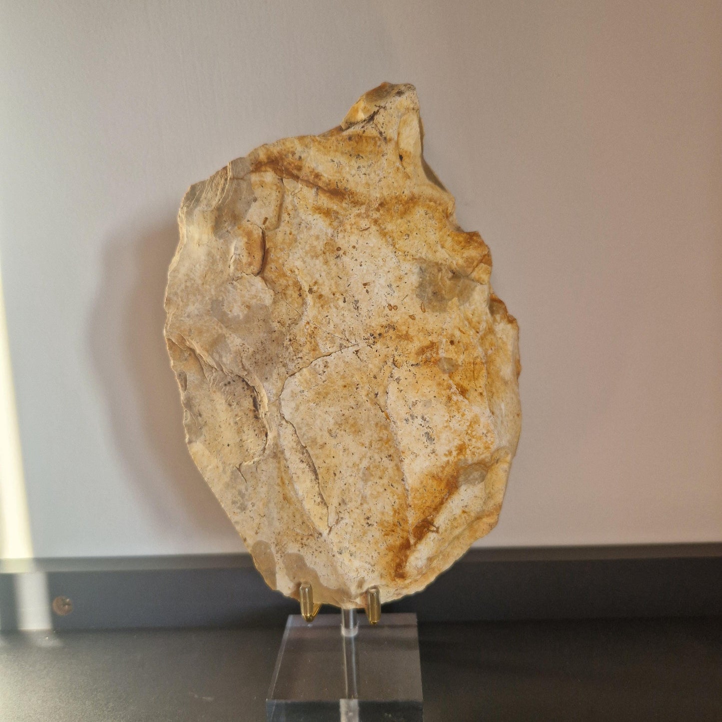 Huge English Lower Palaeolithic Flint Handaxe. Nr Dereham, Norfolk (Acheulean)