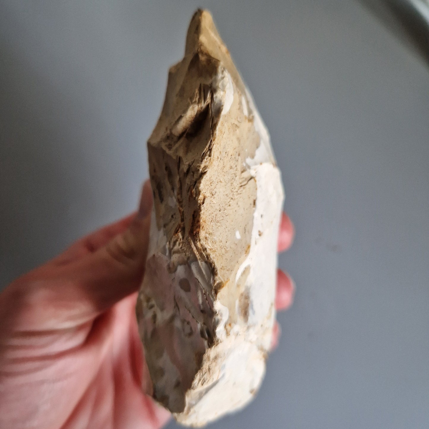 English Lower Palaeolithic Flint Handaxe From Ashmore, Dorset, England. UK Stone Age