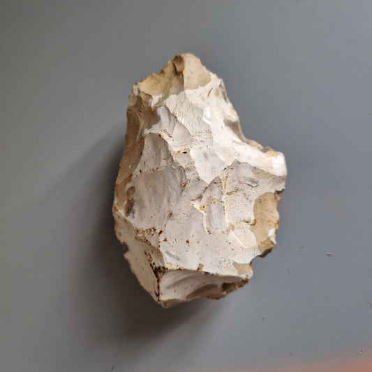 English Lower Palaeolithic Flint Handaxe From Ashmore, Dorset, England. UK Stone Age