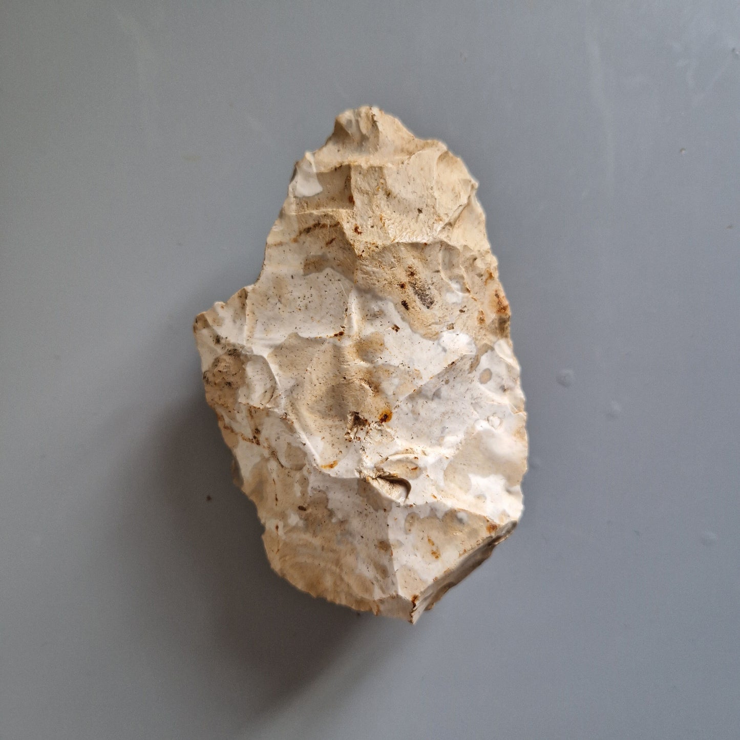English Lower Palaeolithic Flint Handaxe From Ashmore, Dorset, England. UK Stone Age