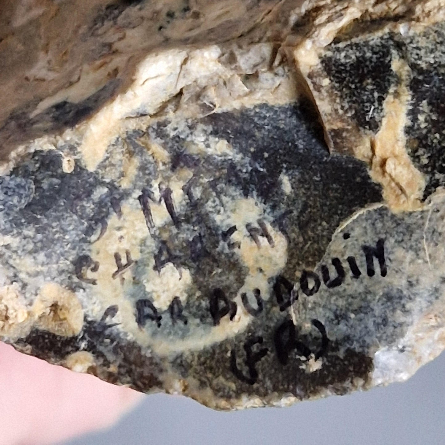 Large and Fine Lower Palaeolithic Acheulean Flint Handaxe / Biface. From Saint-Même-les-Carrières, Charente- France