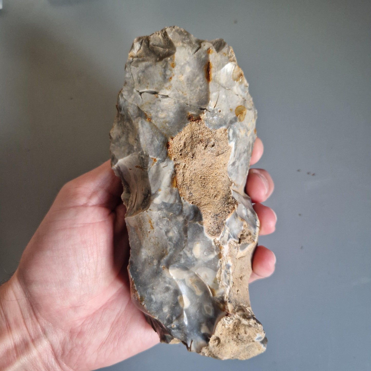 Massive English Mesolithic Adze From Kent.