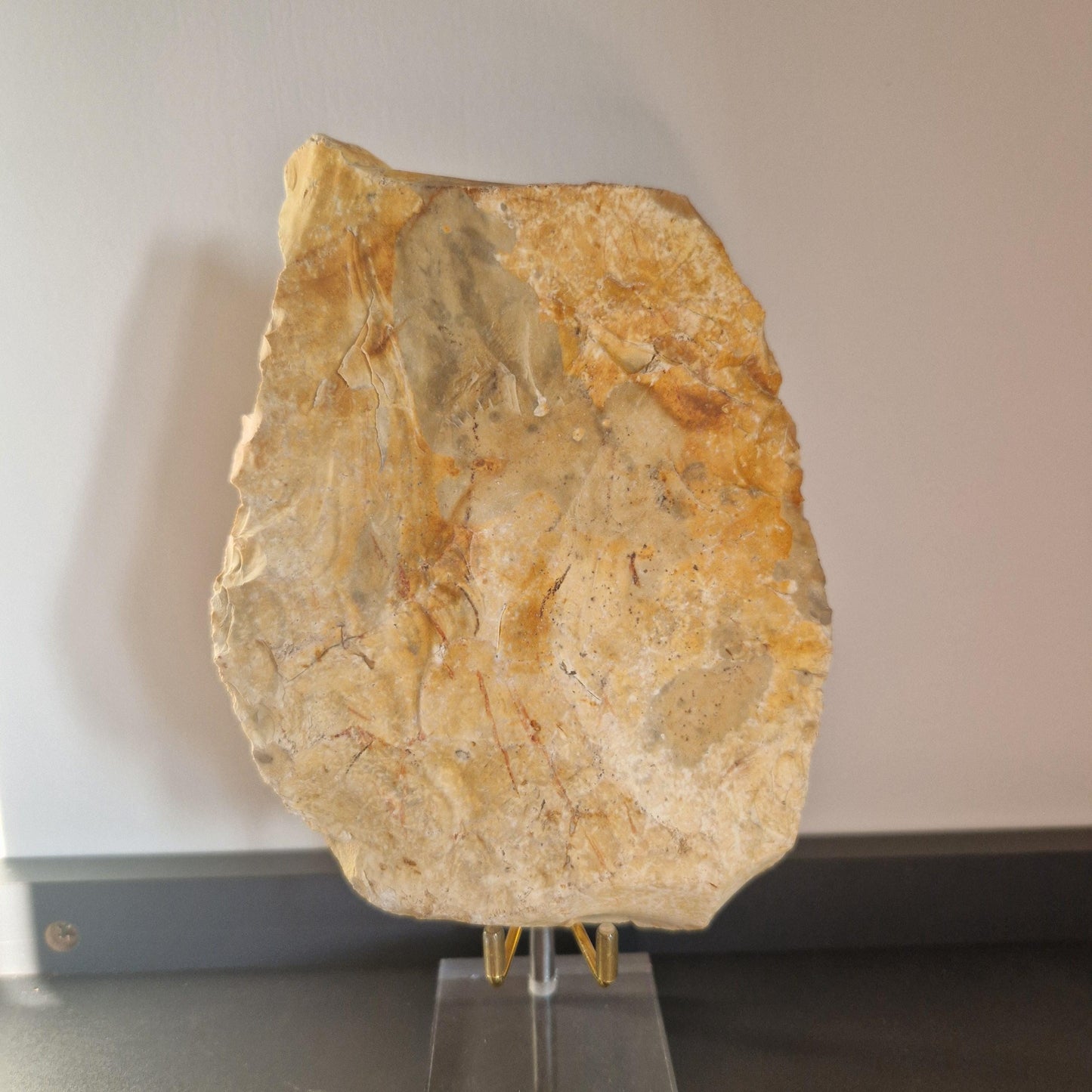 Huge English Lower Palaeolithic Flint Handaxe. Nr Dereham, Norfolk (Acheulean)
