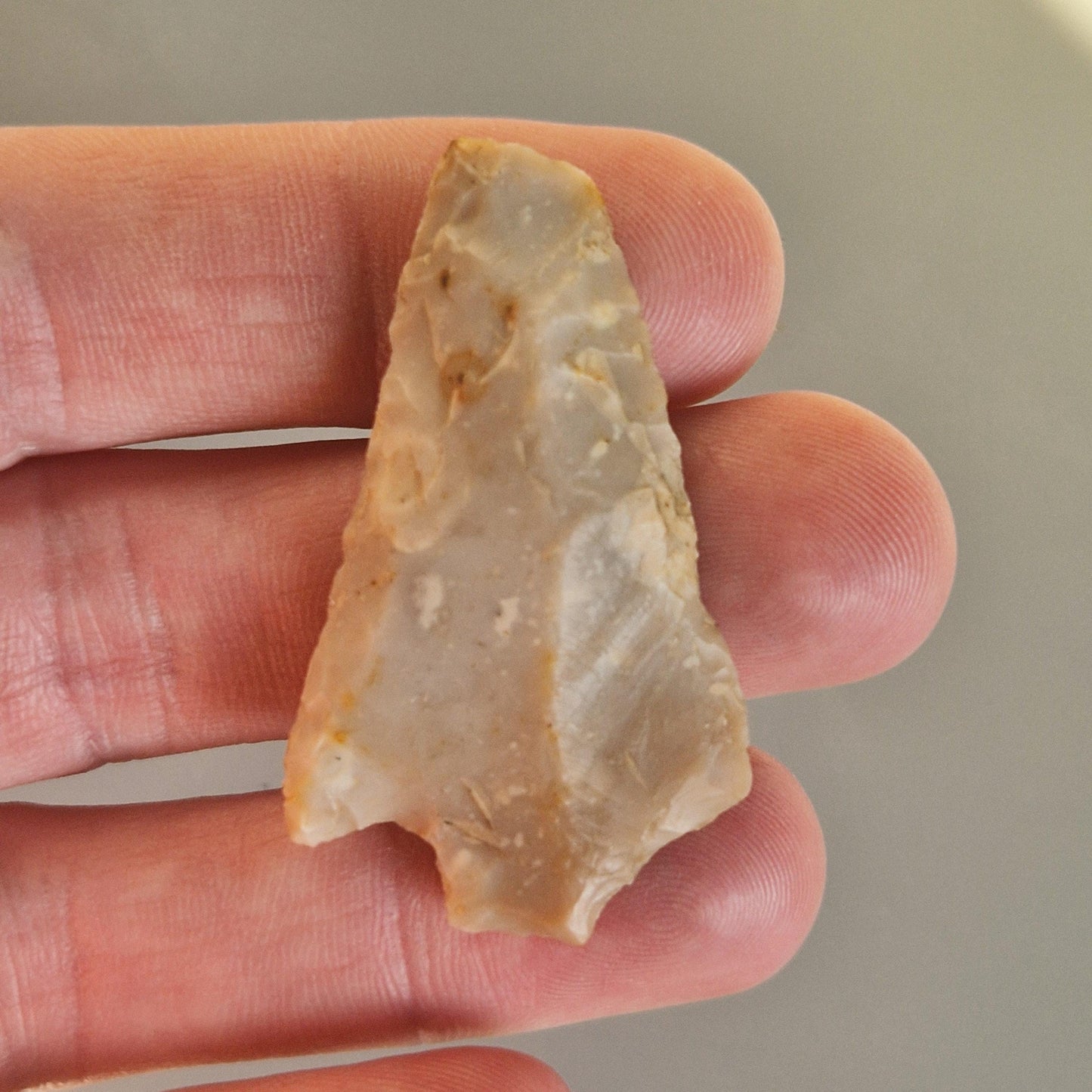Arrowhead from Yorkshire -England. Barb and Tanged