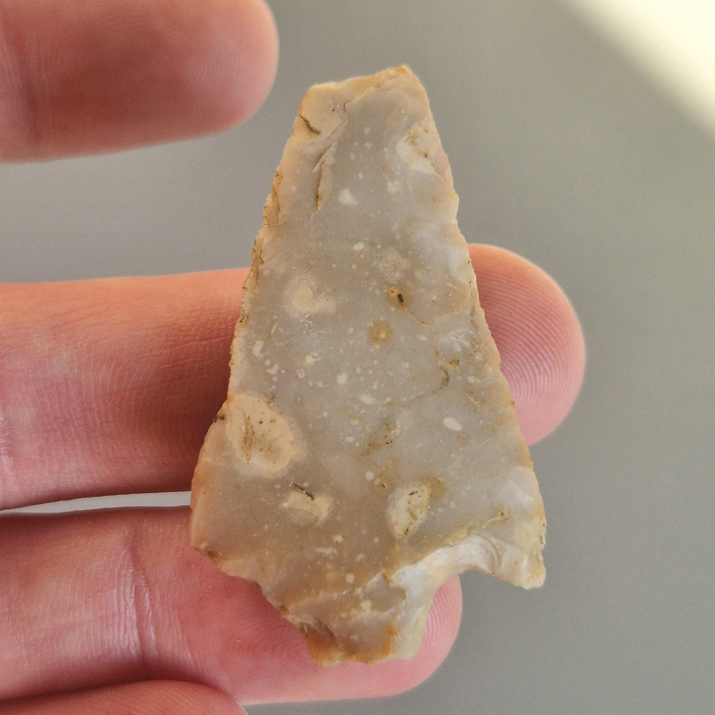 Arrowhead from Yorkshire -England. Barb and Tanged