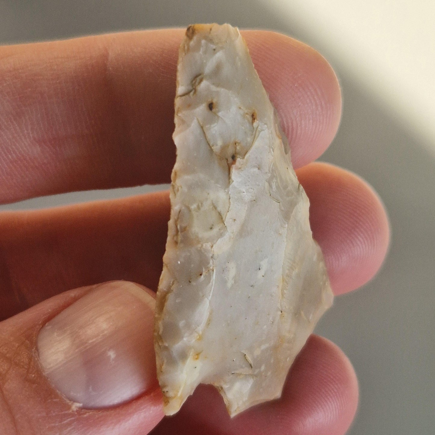 Arrowhead from Yorkshire -England. Barb and Tanged