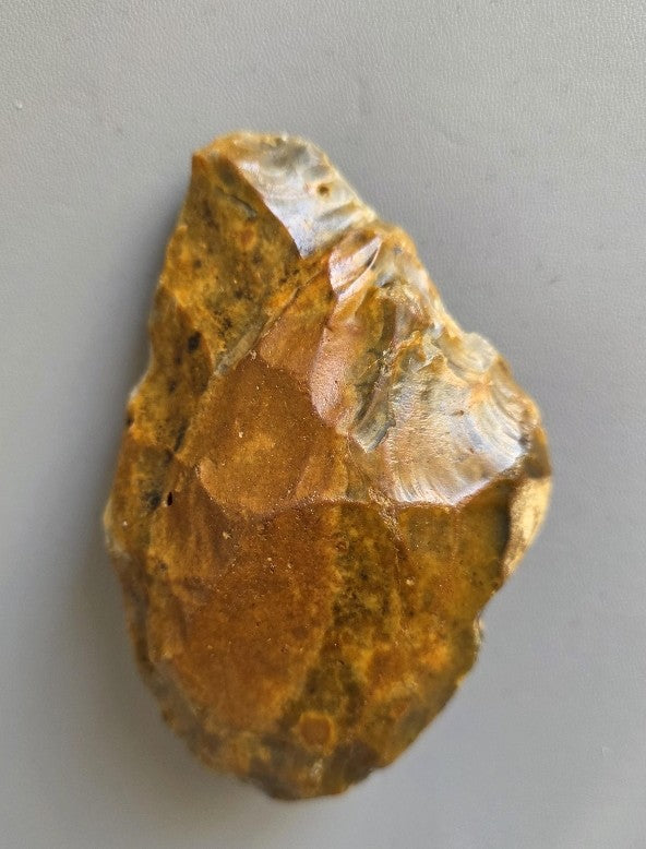 Beautiful British Lower Palaeolithic Handaxe. Bishopstone area, Reculver, Kent.
