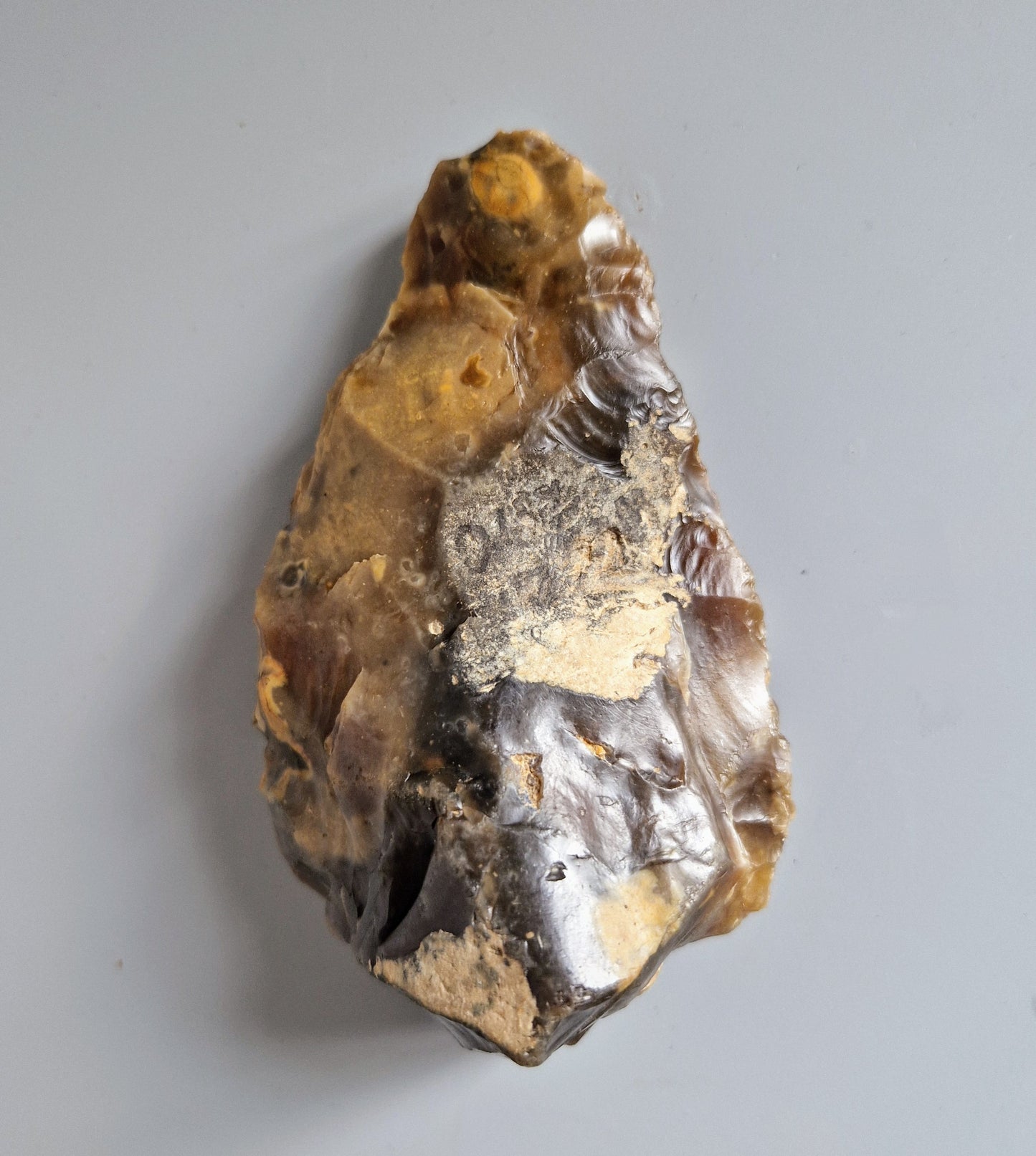 Beautiful English Palaeolithic Handaxe -Thames Gravels 