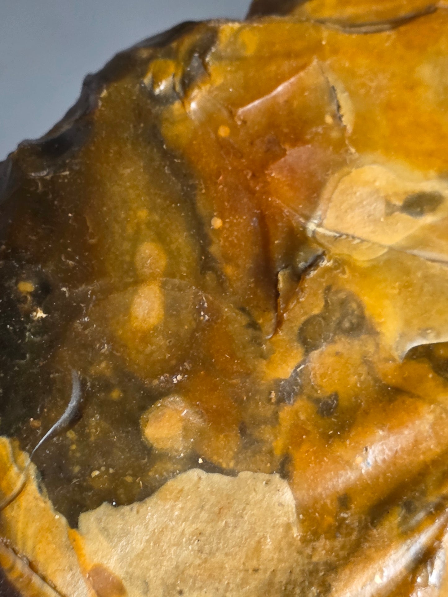 Huge Museum Standard British Lower Palaeolithic Flint Handaxe. Found 1901 in Farnham, Surrey. Ex Captain Streatfield Collection